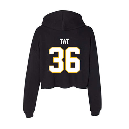 PLU - NCAA Baseball : Kyle Tat - Women's Crop Fleece Hoodie-1