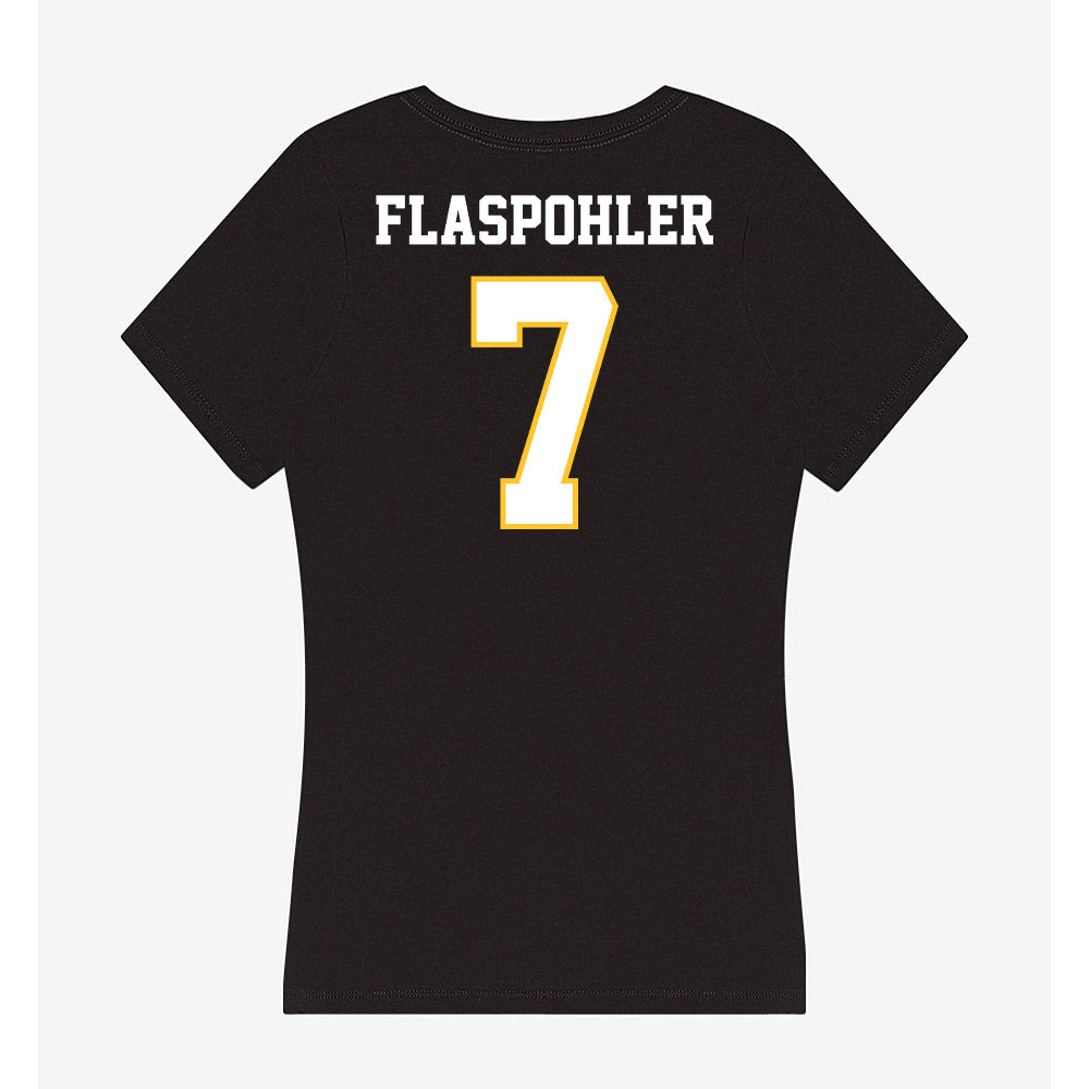 PLU - NCAA Women's Lacrosse : Lydia Flaspohler - Women's V-Neck T-Shirt-1