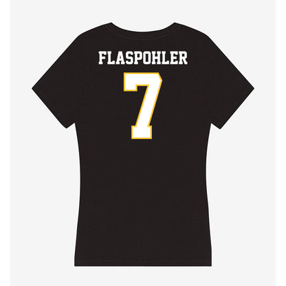 PLU - NCAA Women's Lacrosse : Lydia Flaspohler - Women's V-Neck T-Shirt-1