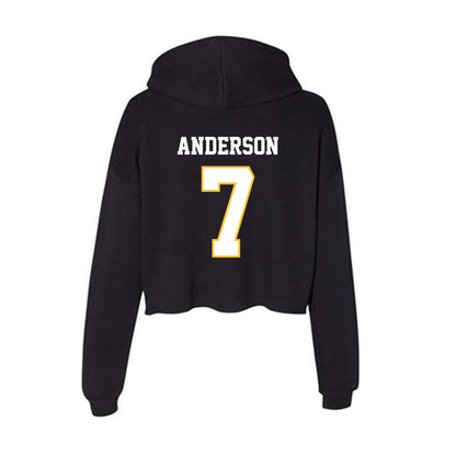 PLU - NCAA Softball : Maiya Anderson - Women's Crop Fleece Hoodie-1
