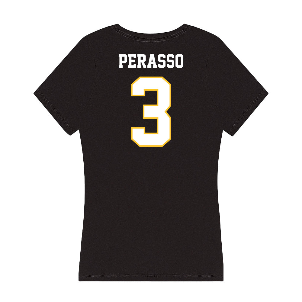 PLU - NCAA Men's Basketball : Dominic Perasso - Women's V-Neck T-Shirt-1