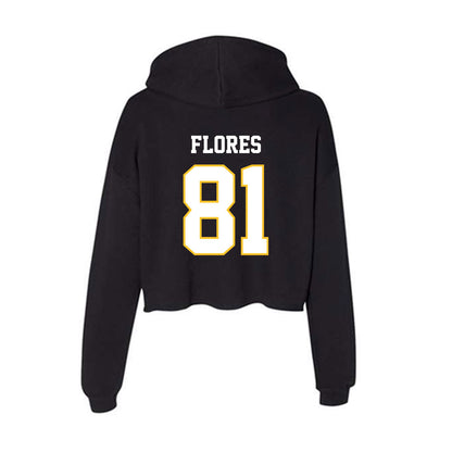 PLU - NCAA Football : Landon Jeremiah Flores - Women's Crop Fleece Hoodie-1
