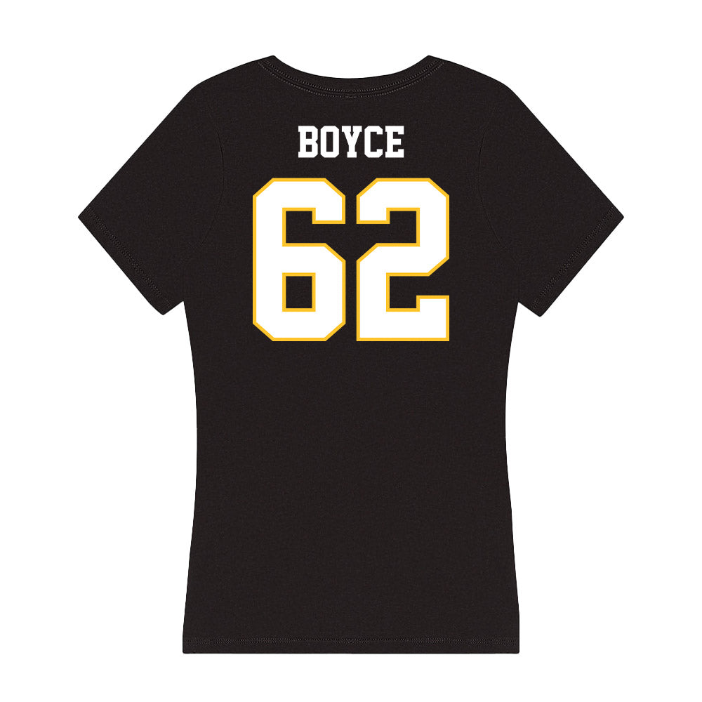 PLU - NCAA Football : Nathan Boyce - Women's V-Neck T-Shirt-1