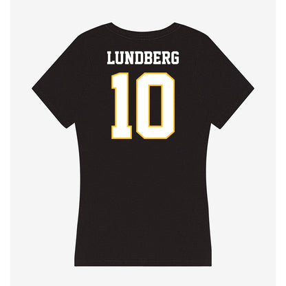 PLU - NCAA Baseball : Braeden Lundberg - Women's V-Neck T-Shirt-1