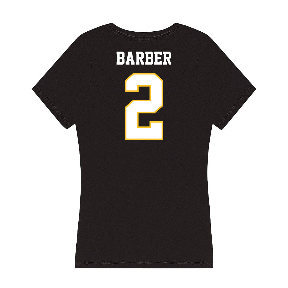 PLU - NCAA Baseball : Aaron Barber - Women's V-Neck T-Shirt-1