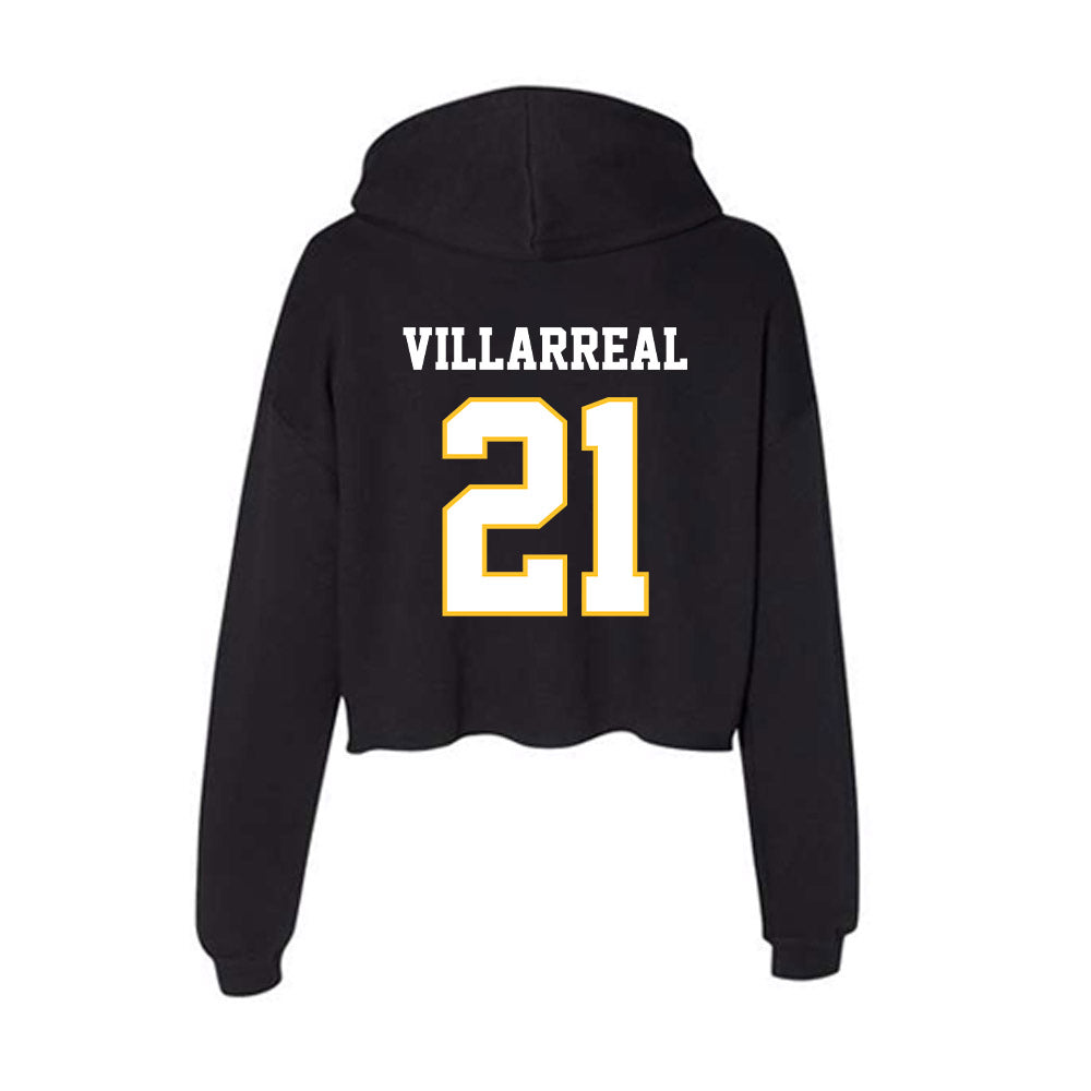 PLU - NCAA Football : Logan Villarreal - Women's Crop Fleece Hoodie-1
