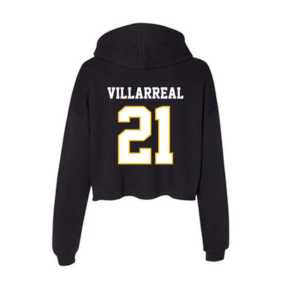 PLU - NCAA Football : Logan Villarreal - Women's Crop Fleece Hoodie-1
