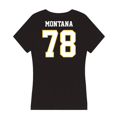 PLU - NCAA Football : Griffin Montana - Women's V-Neck T-Shirt-1