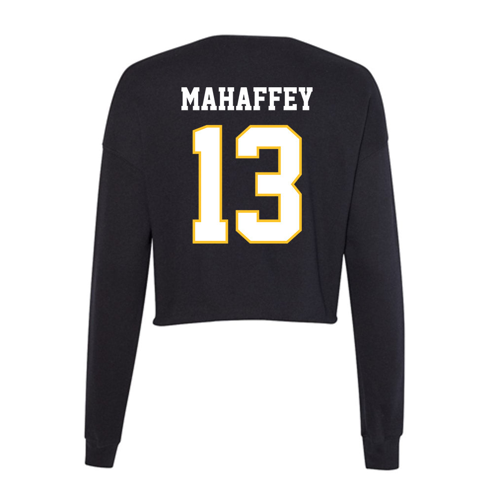 PLU - NCAA Football : Anthony Mahaffey - Women's Cropped Crew Fleece-1