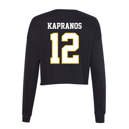 PLU - NCAA Men's Basketball : Charlie Kapranos - Women's Cropped Crew Fleece-1