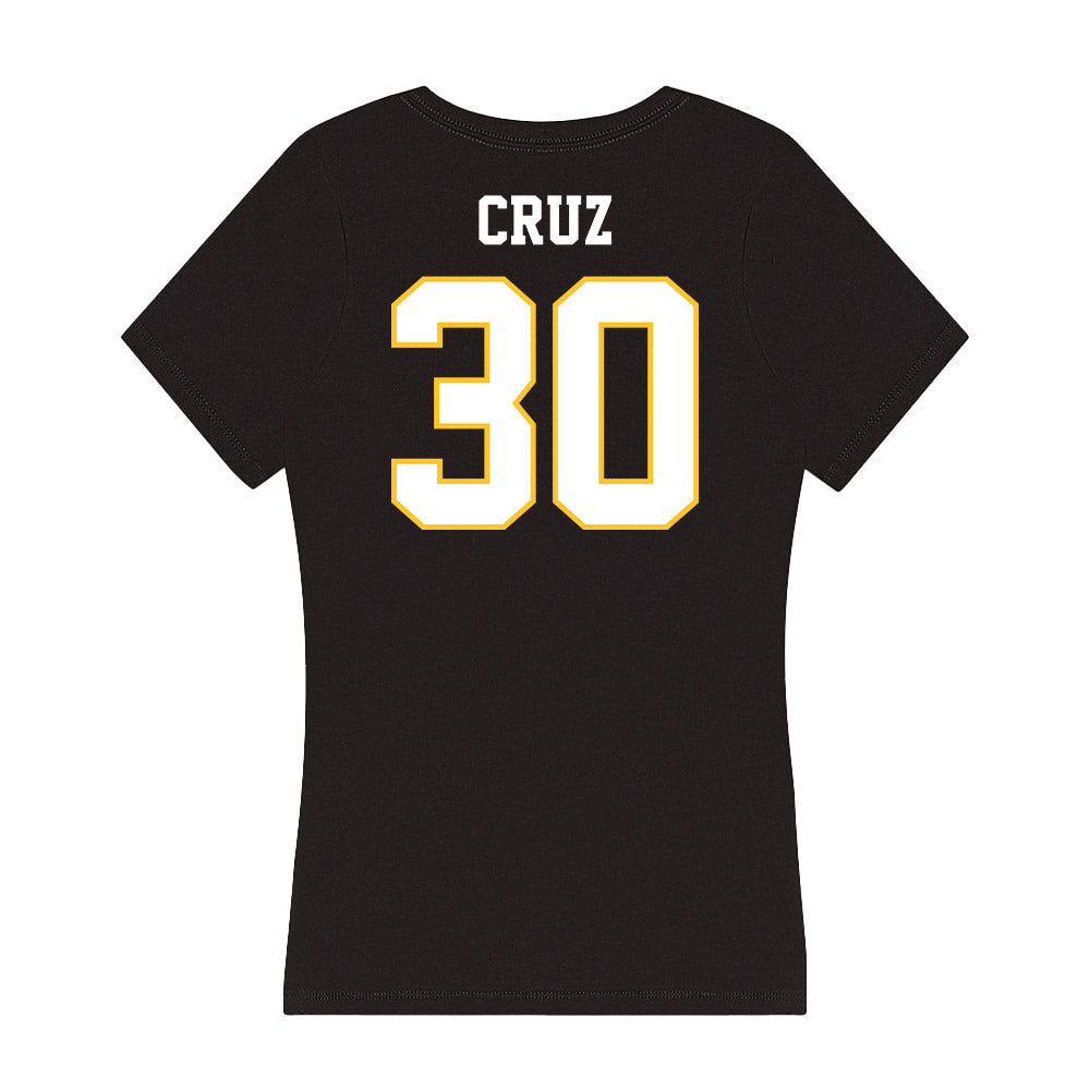 PLU - NCAA Baseball : Weston Cruz - Women's V-Neck T-Shirt-1