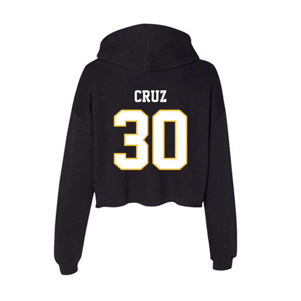 PLU - NCAA Baseball : Weston Cruz - Women's Crop Fleece Hoodie-1