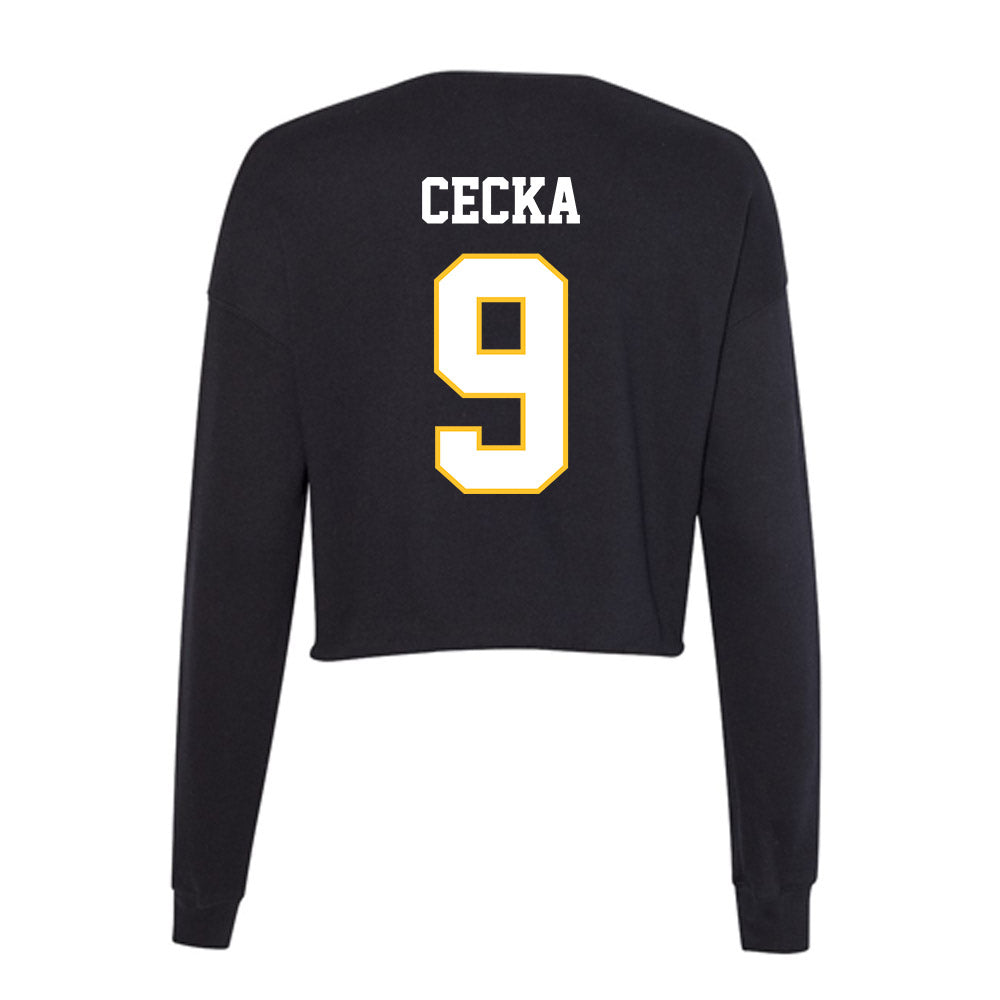 PLU - NCAA Women's Lacrosse : Gracie Cecka - Women's Cropped Crew Fleece-1