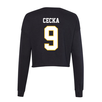PLU - NCAA Women's Lacrosse : Gracie Cecka - Women's Cropped Crew Fleece-1
