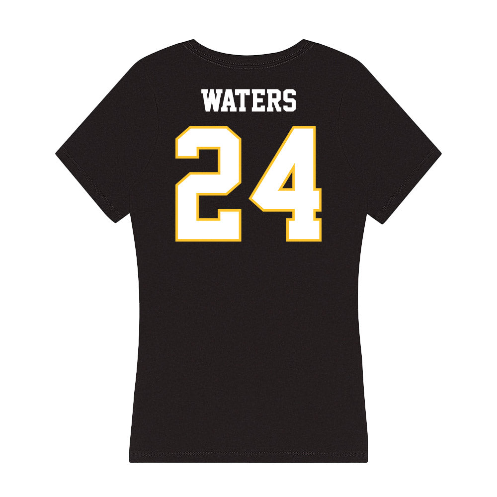 PLU - NCAA Football : Davyn Waters - Women's V-Neck T-Shirt-1