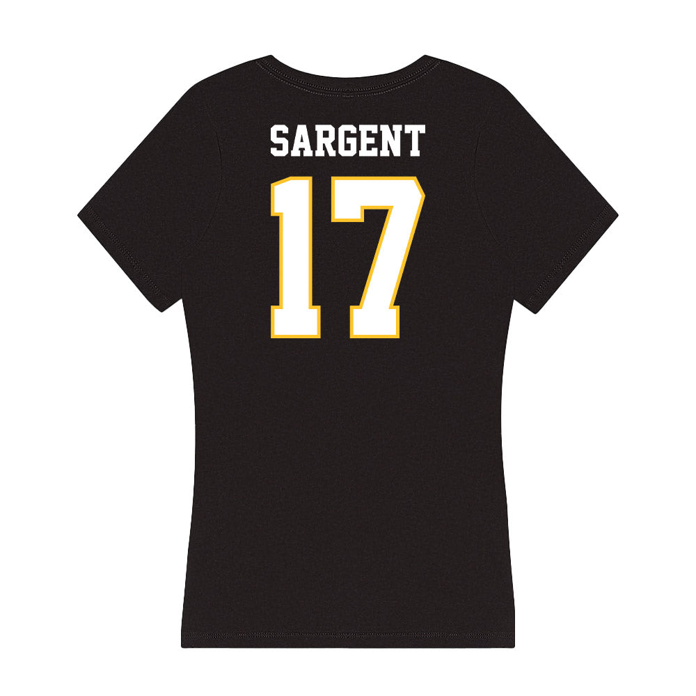 PLU - NCAA Football : Cole Sargent - Women's V-Neck T-Shirt-1