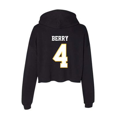 PLU - NCAA Men's Basketball : Caleb Berry - Women's Crop Fleece Hoodie-1