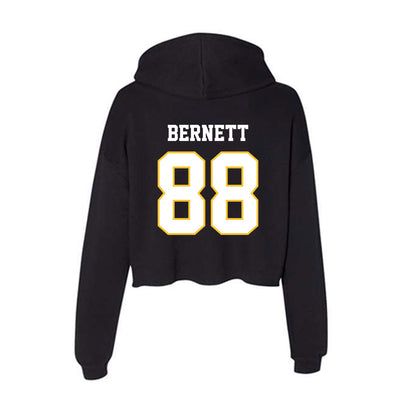 PLU - NCAA Football : Keon Bernett - Women's Crop Fleece Hoodie-1