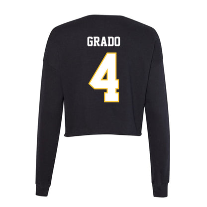 PLU - NCAA Softball : Mya Grado - Women's Cropped Crew Fleece-1