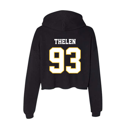 PLU - NCAA Football : Drew Thelen - Women's Crop Fleece Hoodie-1