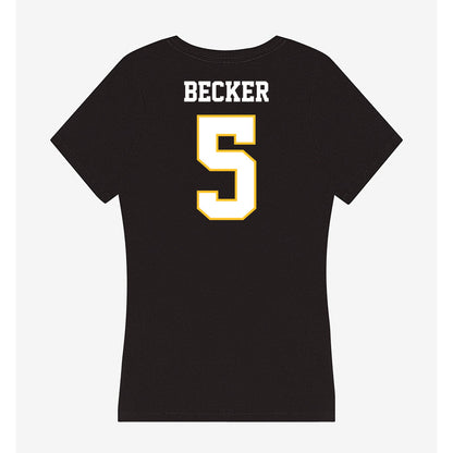 PLU - NCAA Football : Cole Becker - Women's V-Neck T-Shirt-1
