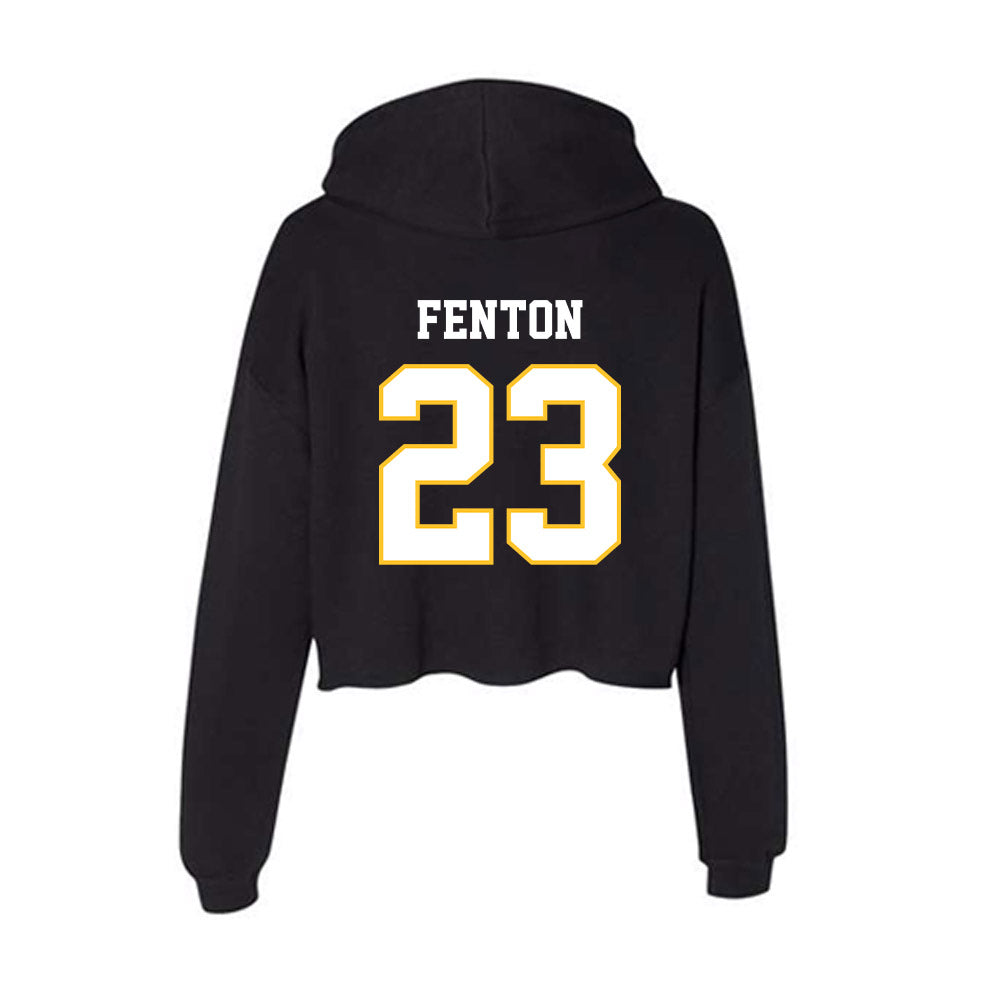 PLU - NCAA Baseball : Cole Fenton - Women's Crop Fleece Hoodie-1