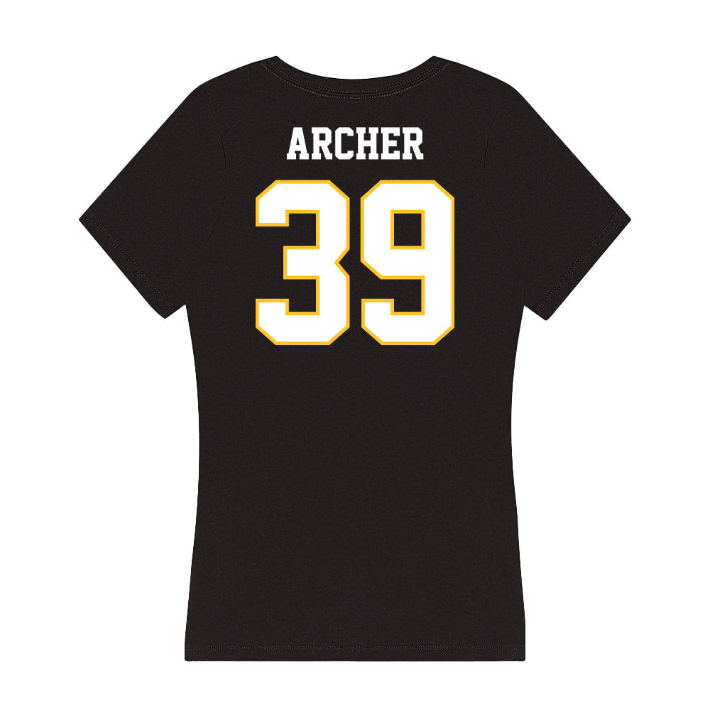 PLU - NCAA Women's Soccer : Kyleigh Archer - Women's V-Neck T-Shirt-1