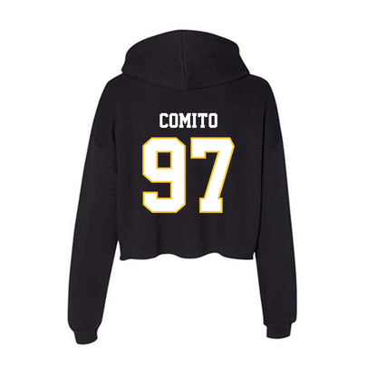 PLU - NCAA Football : Andrew Comito - Women's Crop Fleece Hoodie-1