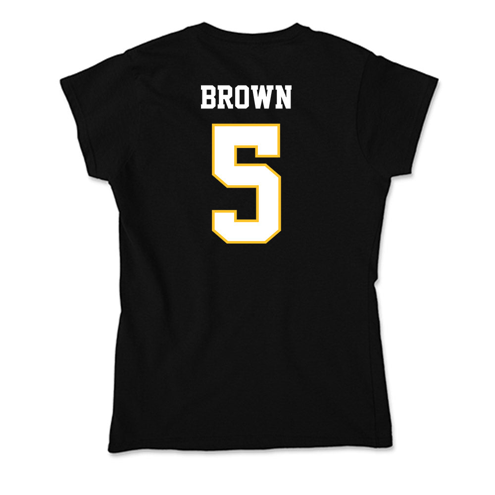 PLU - NCAA Men's Basketball : Julian Brown - Soft Style Women’s T-Shirt-1