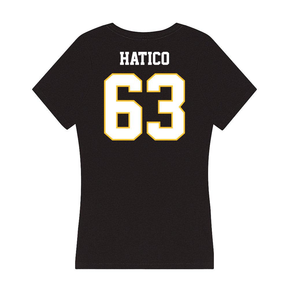PLU - NCAA Football : Aeryk Hatico - Women's V-Neck T-Shirt-1