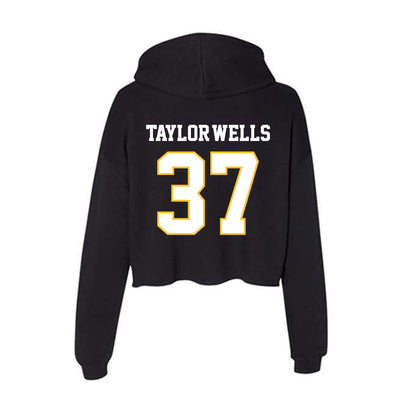 PLU - NCAA Football : Mason Taylor-Wells - Women's Crop Fleece Hoodie-1