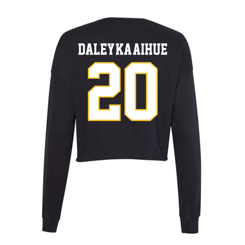PLU - NCAA Football : Rixen Daley-Ka'aihue - Women's Cropped Crew Fleece-1