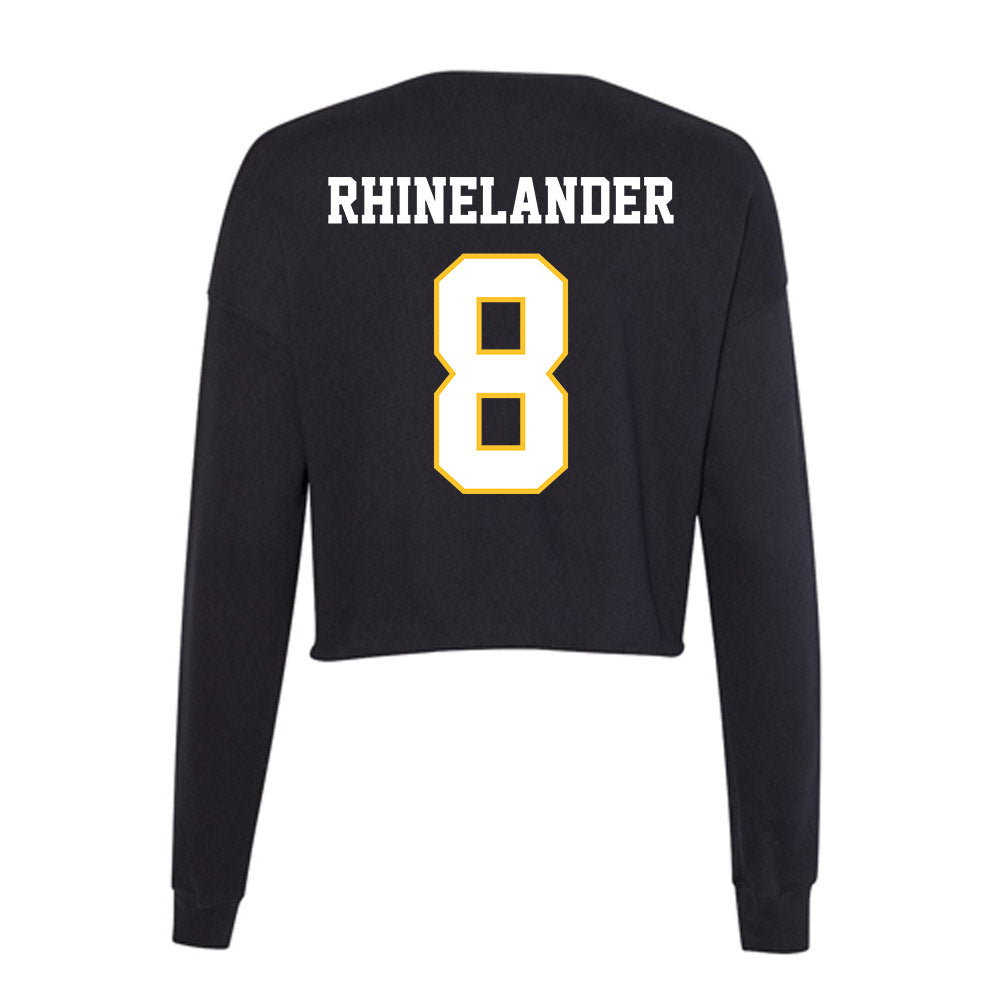 PLU - NCAA Football : Colby Rhinelander - Women's Cropped Crew Fleece-1