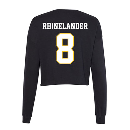 PLU - NCAA Football : Colby Rhinelander - Women's Cropped Crew Fleece-1