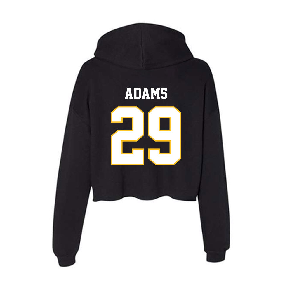 PLU - NCAA Baseball : Anthony Adams - Women's Crop Fleece Hoodie-1