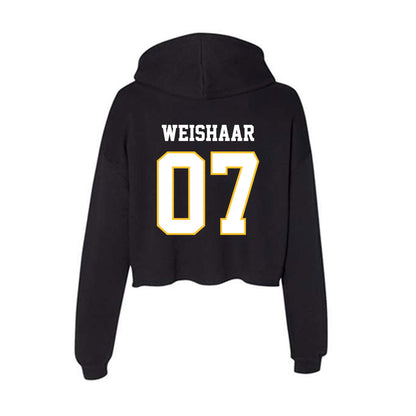 PLU - NCAA Women's Lacrosse : Allie Weishaar - Women's Crop Fleece Hoodie-1