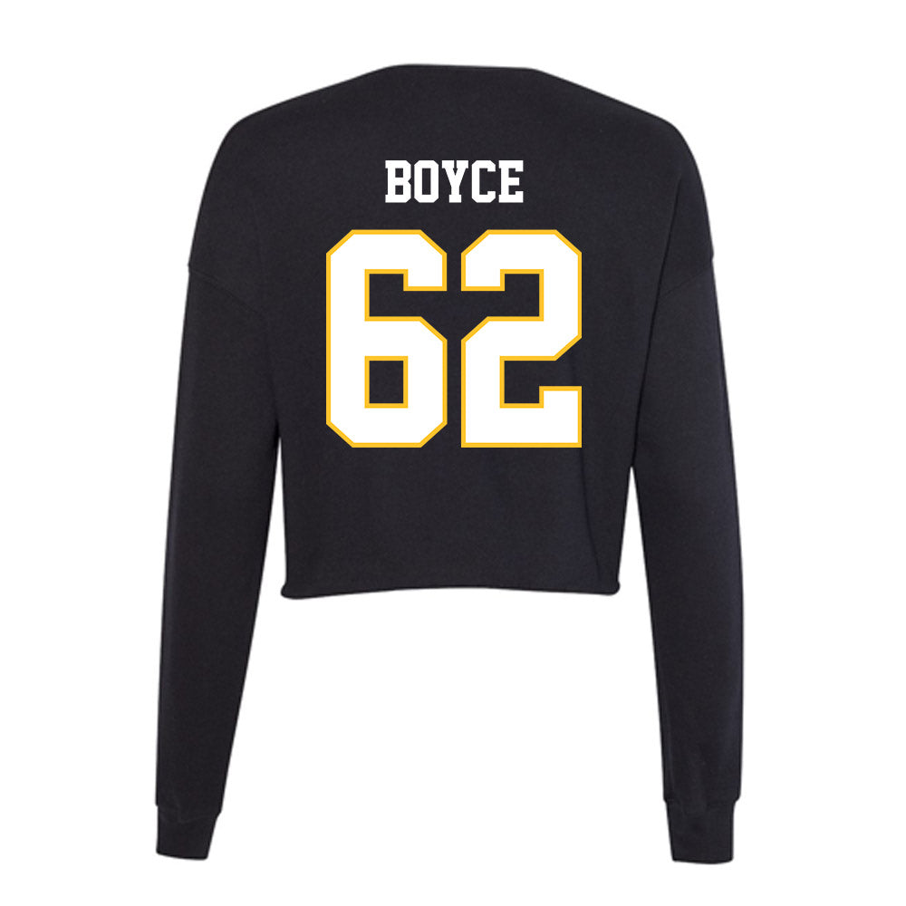 PLU - NCAA Football : Nathan Boyce - Women's Cropped Crew Fleece-1