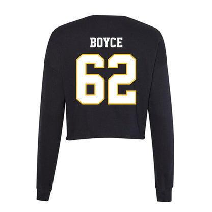 PLU - NCAA Football : Nathan Boyce - Women's Cropped Crew Fleece-1