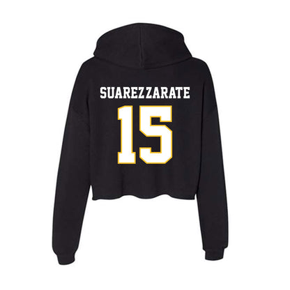 PLU - NCAA Women's Lacrosse : Daisy Suarez-Zarate - Women's Crop Fleece Hoodie-1
