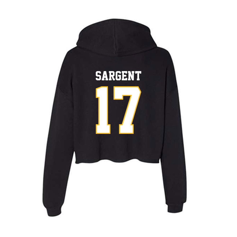 PLU - NCAA Football : Cole Sargent - Women's Crop Fleece Hoodie-1