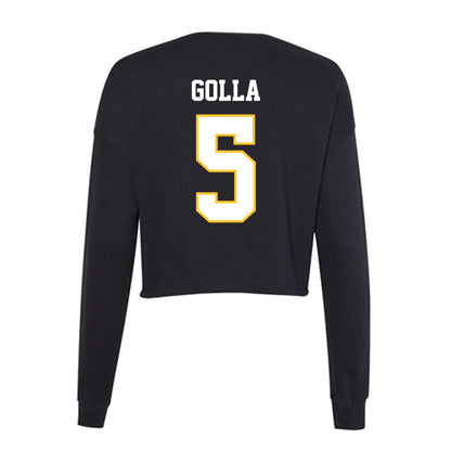 PLU - NCAA Football : Nico Golla - Women's Cropped Crew Fleece-1
