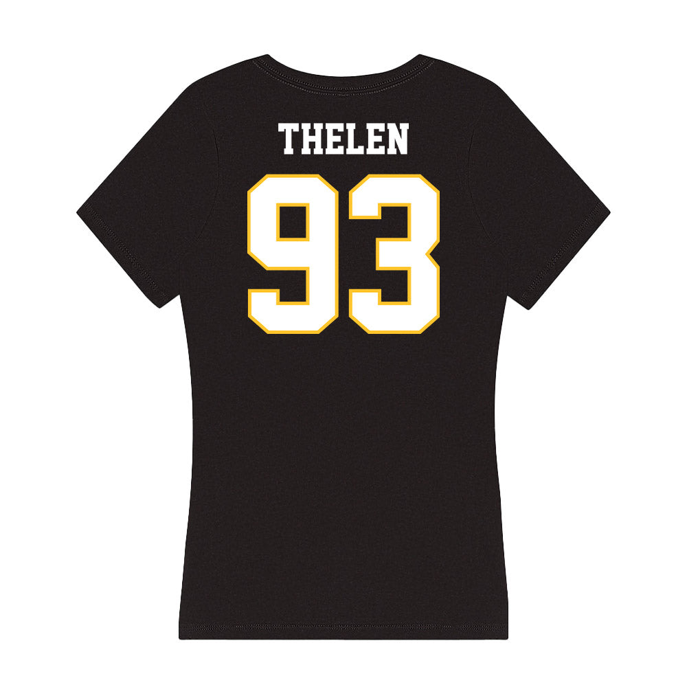 PLU - NCAA Football : Drew Thelen - Women's V-Neck T-Shirt-1