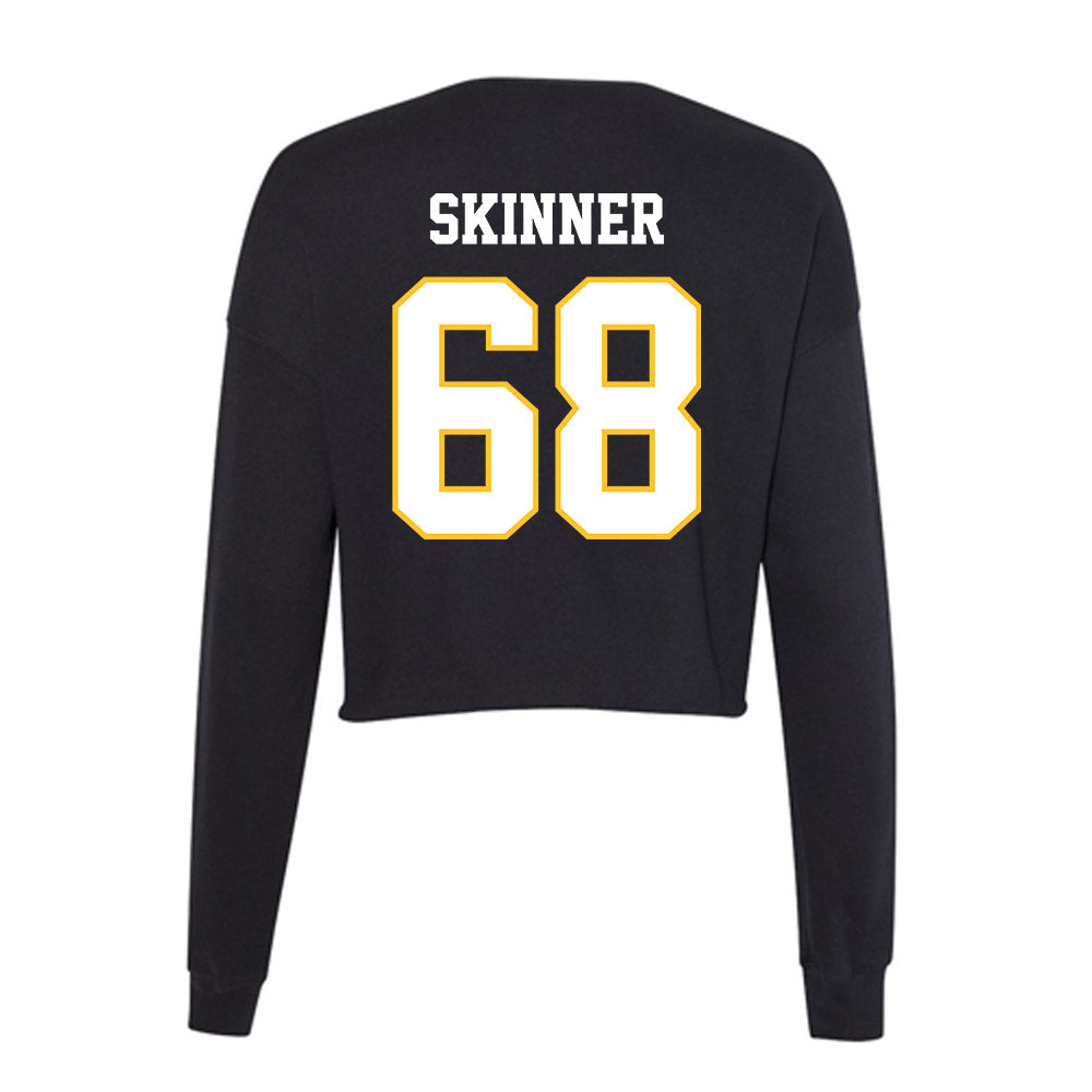PLU - NCAA Football : Nico Skinner - Women's Cropped Crew Fleece-1