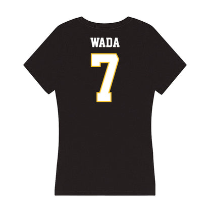 PLU - NCAA Softball : Rylie Wada - Women's V-Neck T-Shirt-1