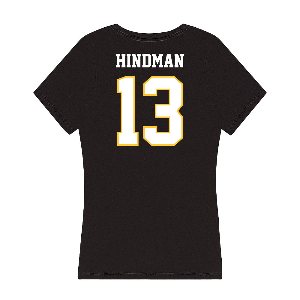 PLU - NCAA Women's Volleyball : Claire Hindman - Women's V-Neck T-Shirt-1
