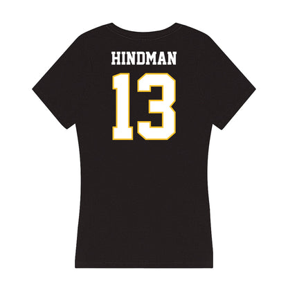 PLU - NCAA Women's Volleyball : Claire Hindman - Women's V-Neck T-Shirt-1