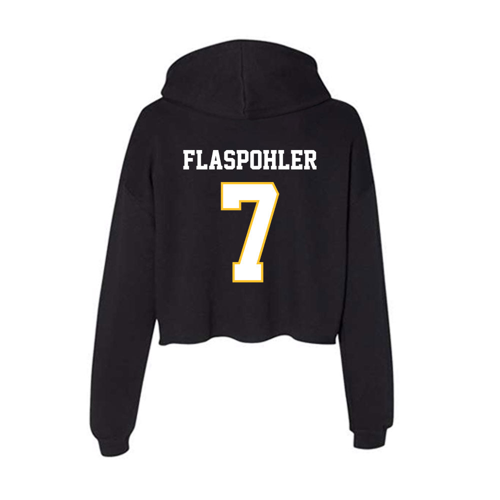 PLU - NCAA Women's Lacrosse : Lydia Flaspohler - Women's Crop Fleece Hoodie-1
