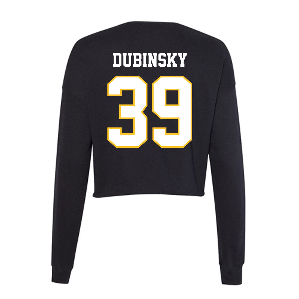 PLU - NCAA Men's Soccer : Jared Dubinsky - Women's Cropped Crew Fleece-1