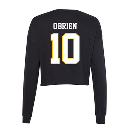PLU - NCAA Men's Soccer : Connor O'Brien - Women's Cropped Crew Fleece-1