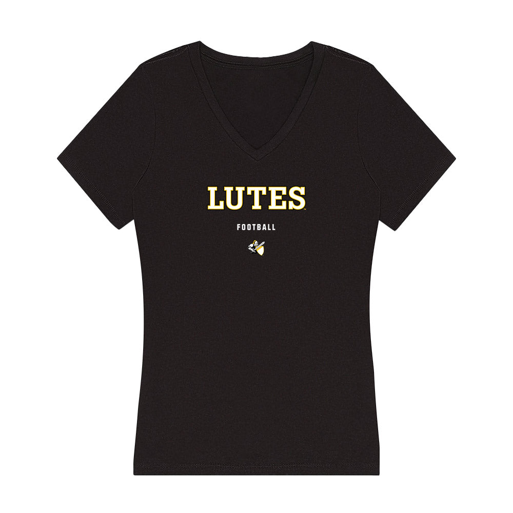 PLU - NCAA Football : Anthony Mahaffey - Women's V-Neck T-Shirt-0